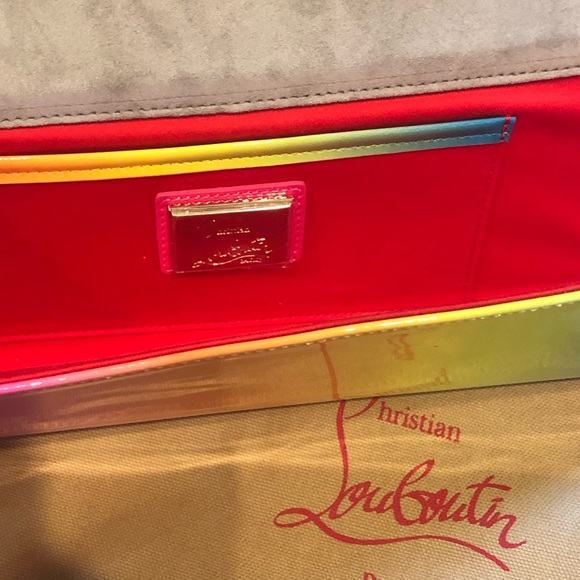 NWT Christian Louboutin So Kate Baguette Clutch - Picture 7 of 8